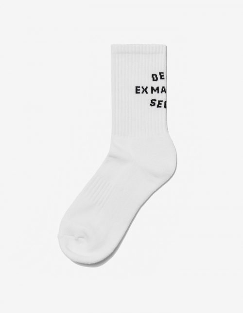 데우스엑스마키나 SEOUL COLLEGE SOCKS WHITE