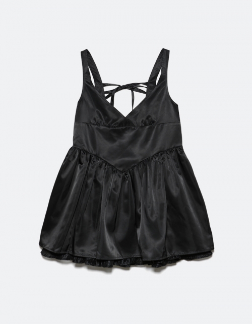 GYEONG Tutu Mini Dress_Black