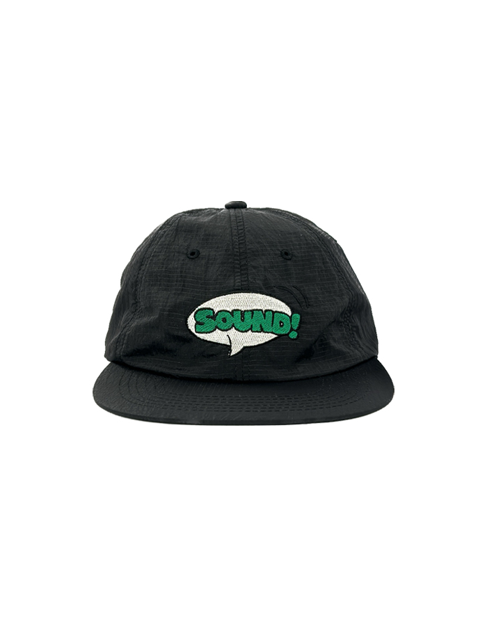 사운드샵발란사 Green comic sound nylon cap black