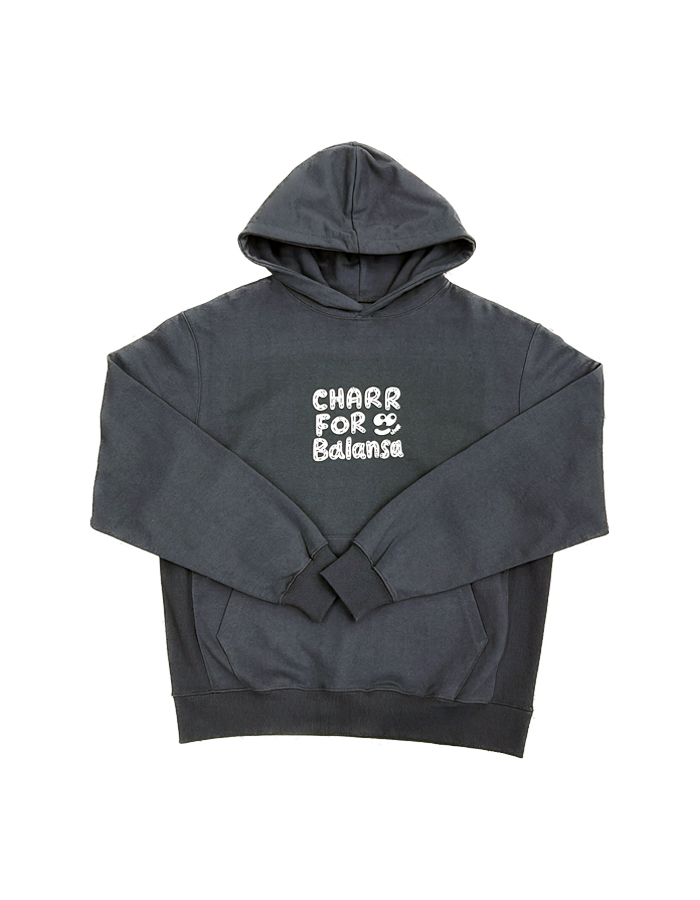 사운드샵발란사 CHARR for Balansa Hoodie charcoal