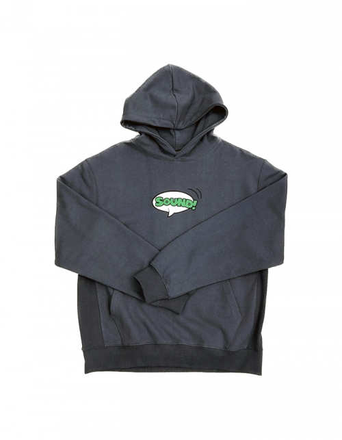 사운드샵발란사 Green Comic Sound Hoodie chacoal