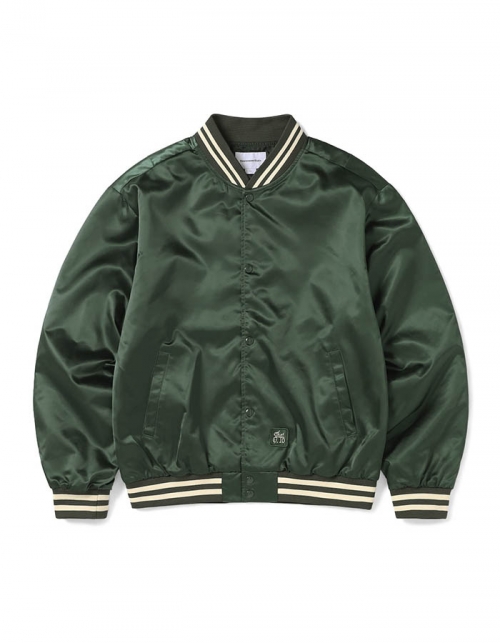 디스이즈네버댓 Satin Jacket OLIVE