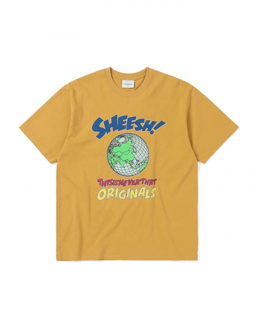 디스이즈네버댓 Sheesh! Tee Mustard