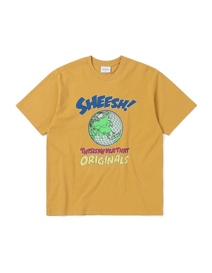 디스이즈네버댓 Sheesh! Tee Mustard