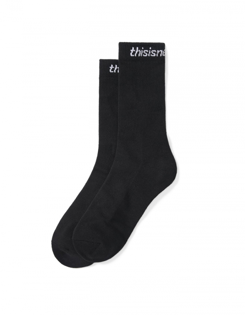 디스이즈네버댓 SP-Logo Socks 3Pack Black