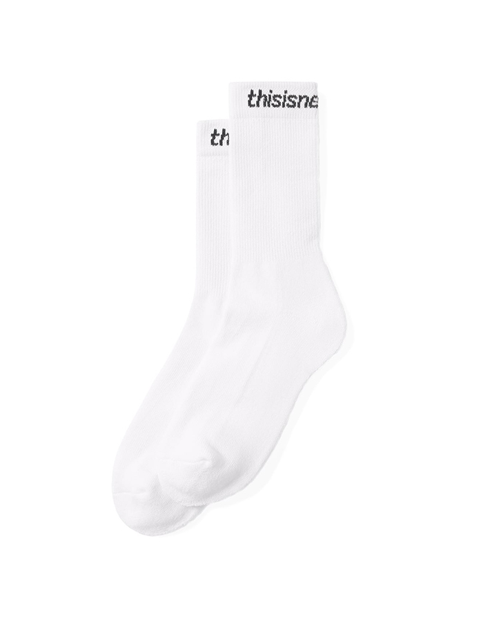 디스이즈네버댓 SP-Logo Socks 3Pack White