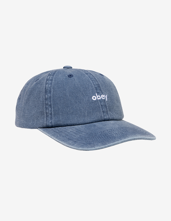 오베이 PIGMENT LOWERCASE 6 PANEL STRAPBACK PIGMENT NAVY