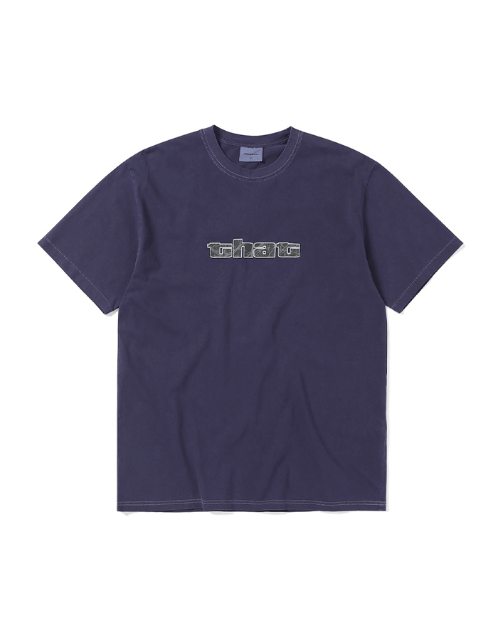 디스이즈네버댓 Big Initial Tee Purple