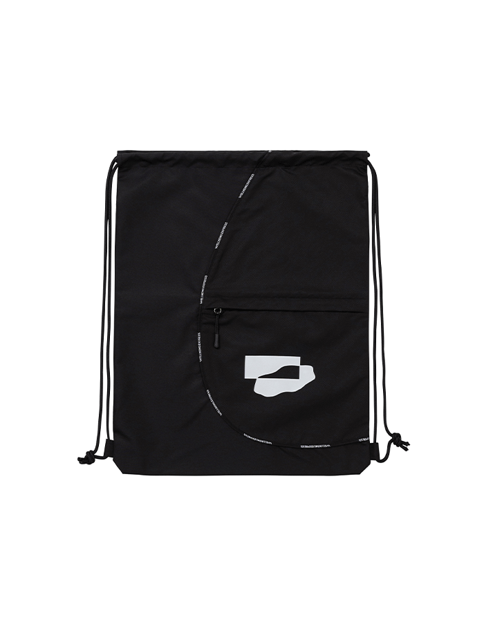 웰빙익스프레스  Nylon Gym Sack Black