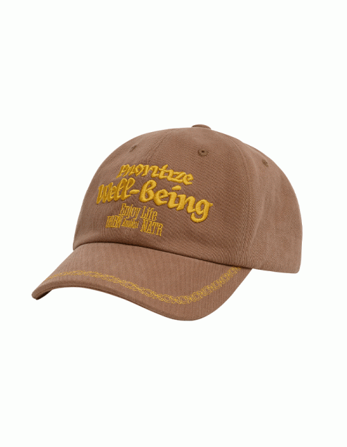 웰빙익스프레스 Wellbeing Ball cap Brown