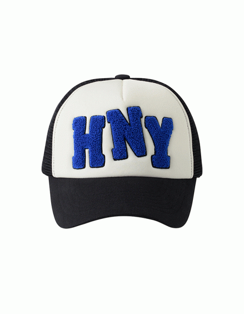 허니스쿱하우스 HNY LOGO TRUCKER CAP BLACK