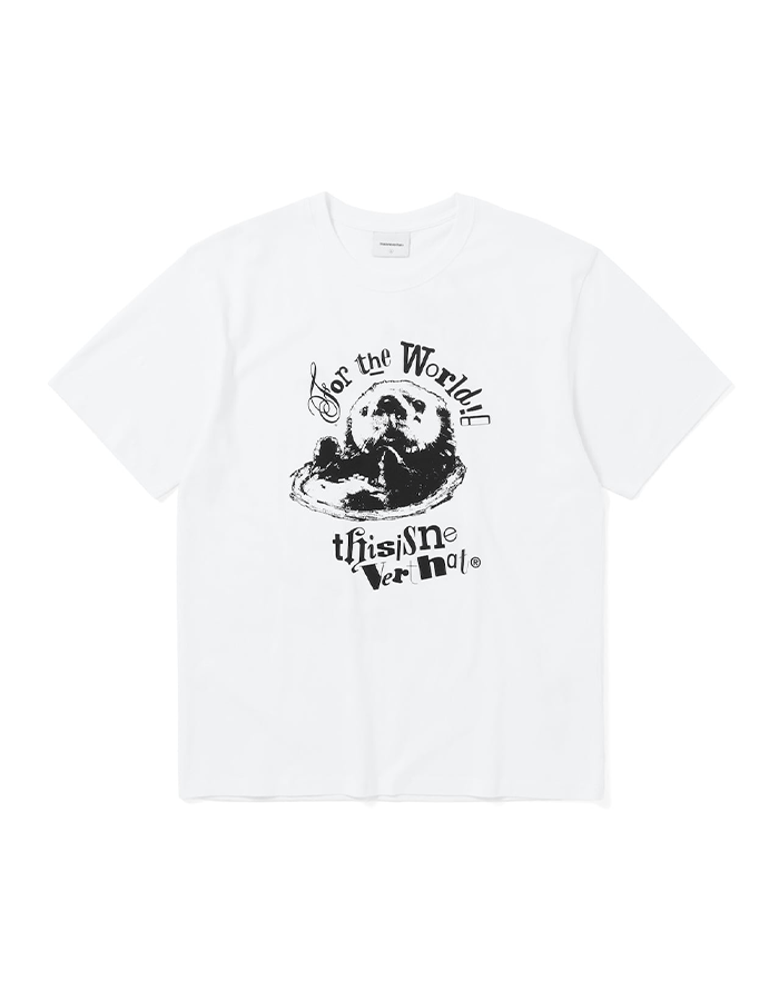 디스이즈네버댓 Otter Tee White