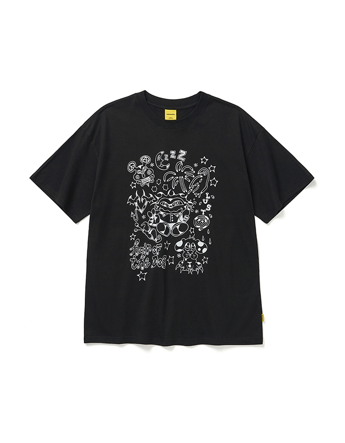 위캔더스 SOB'S COLLAGE T-SHIRT (BLACK)