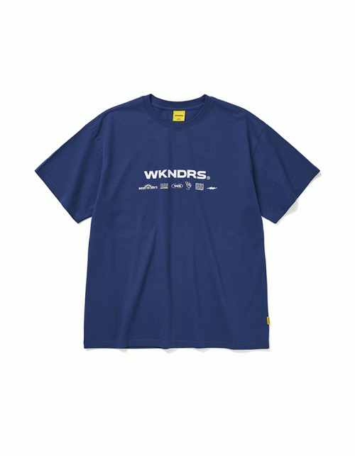 위캔더스 MULTI LOGO T-SHIRT (NAVY)