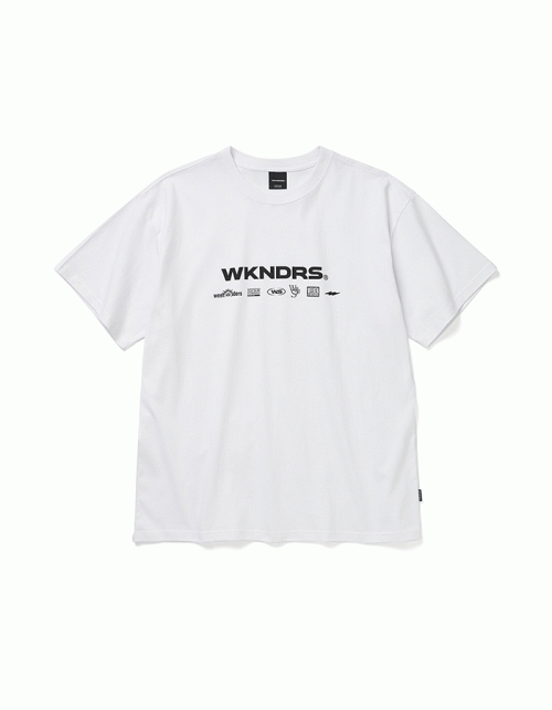 위캔더스 MULTI LOGO T-SHIRT (WHITE)