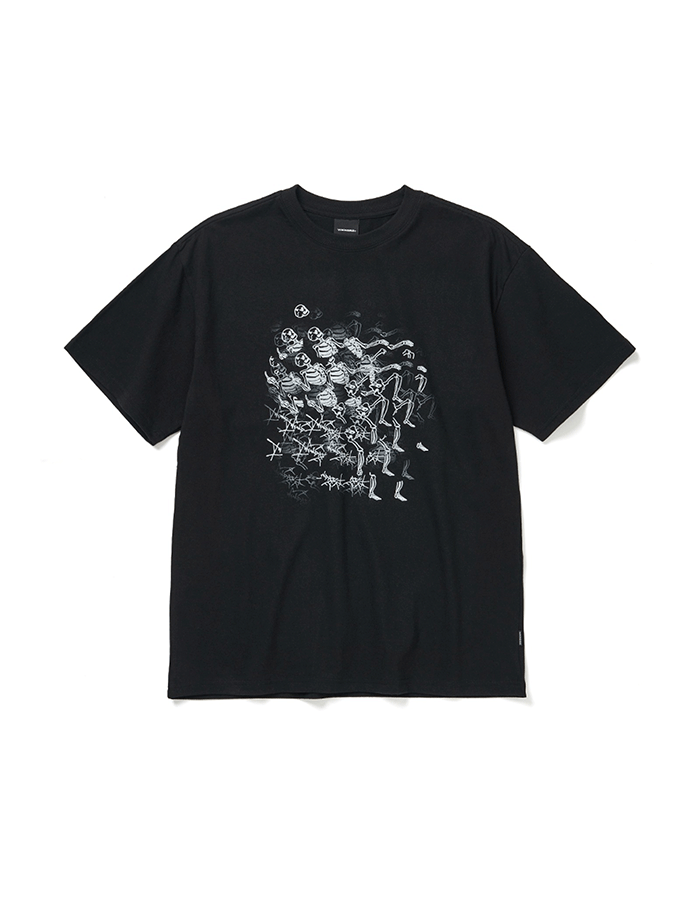 위캔더스 SKULL T-SHIRT (BLACK)