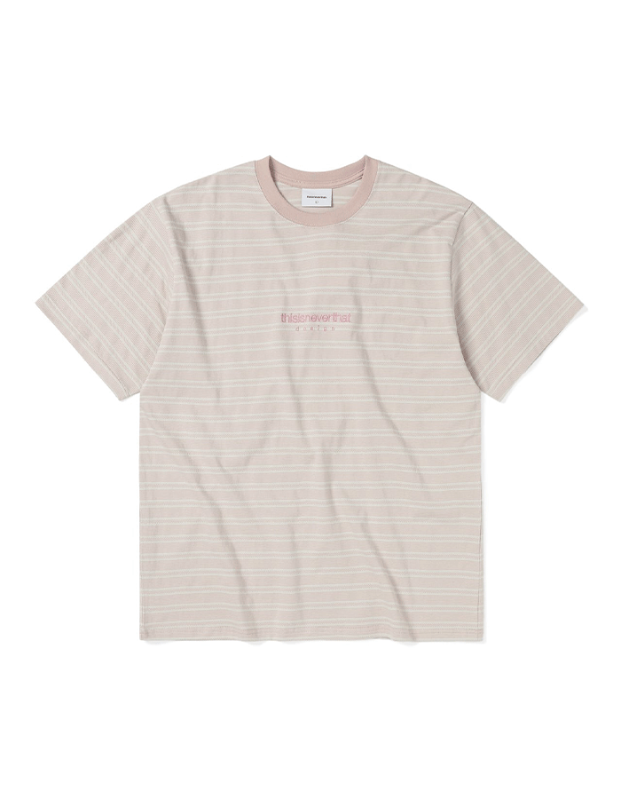 디스이즈네버댓 Micro Striped Tee Hazy Pink