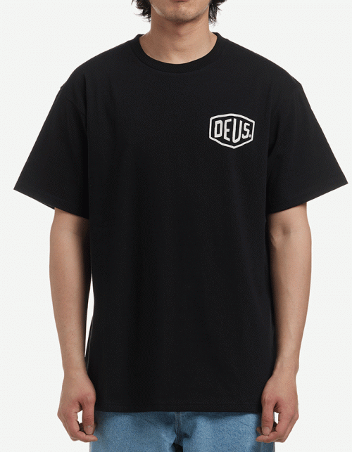 데우스엑스마키나 SEOUL COLLEGE TEE BLACK (회원구매)