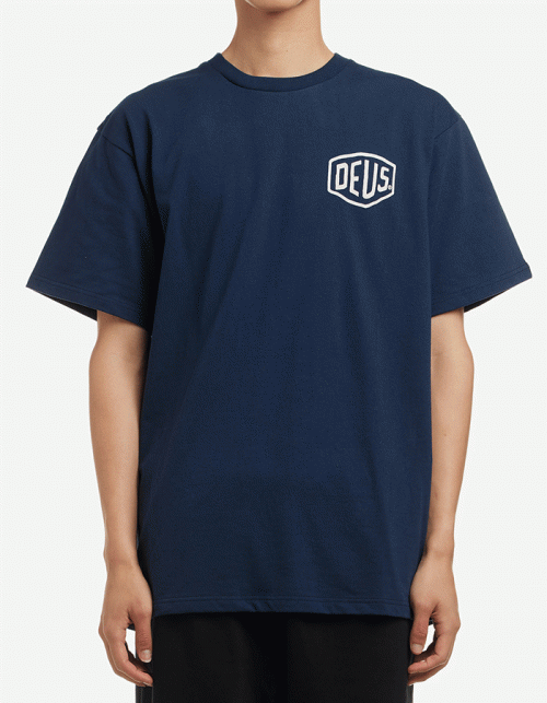 데우스엑스마키나 SEOUL COLLEGE TEE NAVY (회원구매)