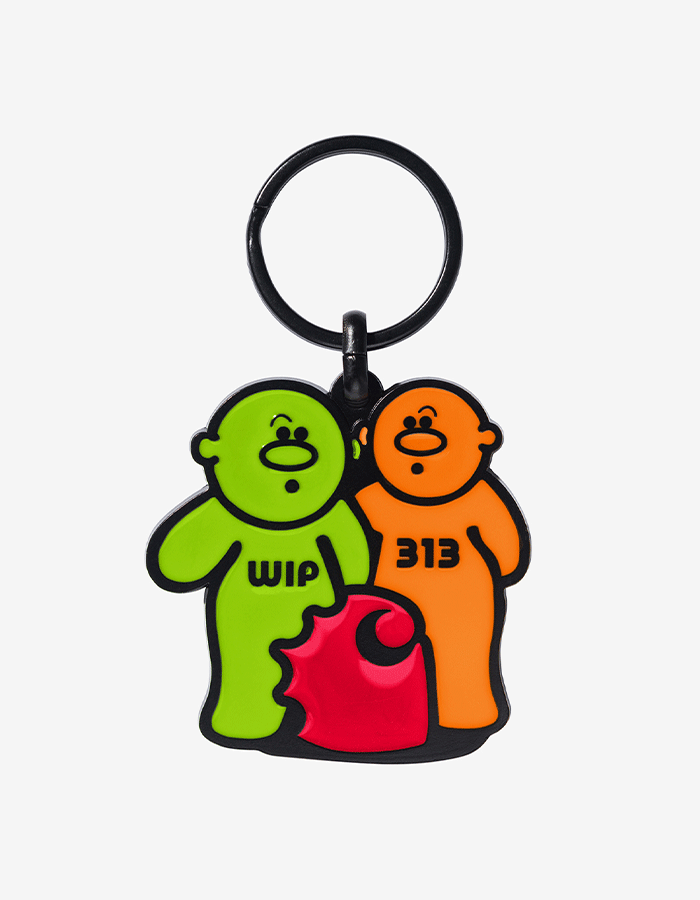 칼하트WIP GUMMY KEYCHAIN MULTICOLOR