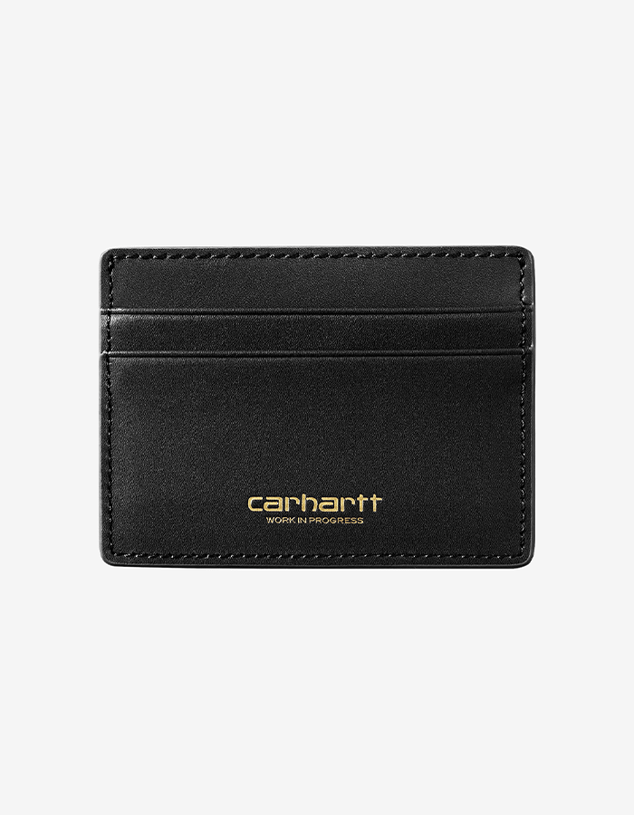 칼하트WIP VEGAS CARDHOLDER BLACK/GOLD