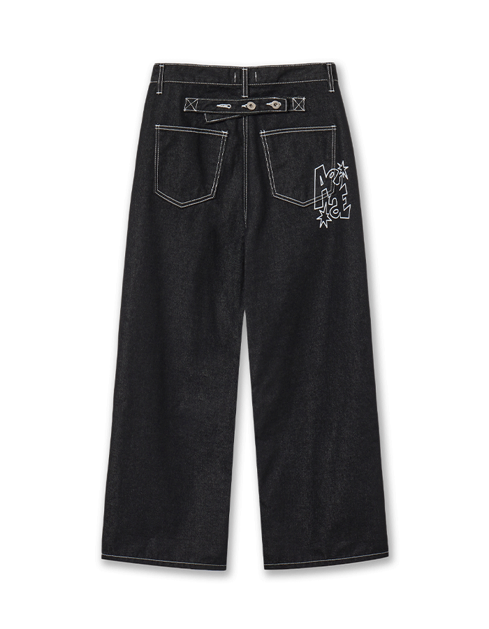 [AEAE] RIGID JEANS [BLACK]