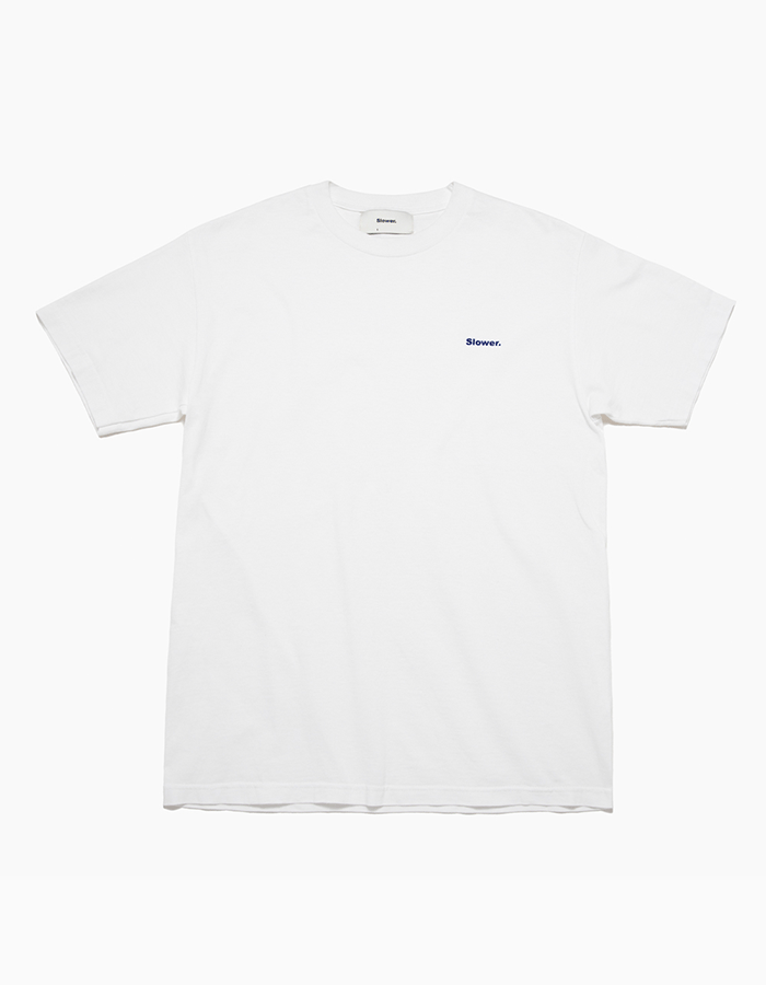 SLOWER FLOCK T-SHIRTS WHITE