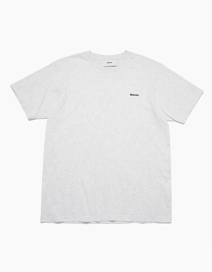 SLOWER FLOCK T-SHIRTS ASH