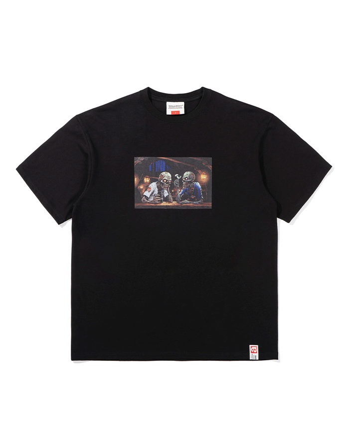 엑스트라오디너리 ZOMBIE BAR TEE BLACK