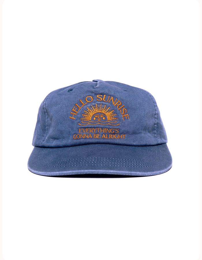 헬로선라이즈 HS Arch Logo 5 Panel Cap_Ocean Blue