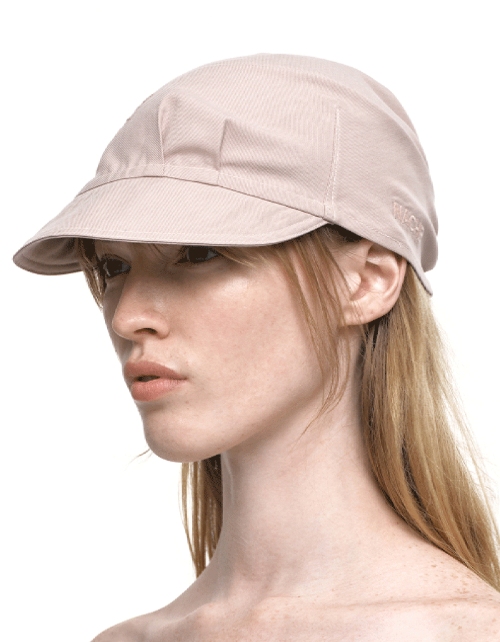 NACHE SCARF BALL CAP (UNISEX) DUSTY PINK