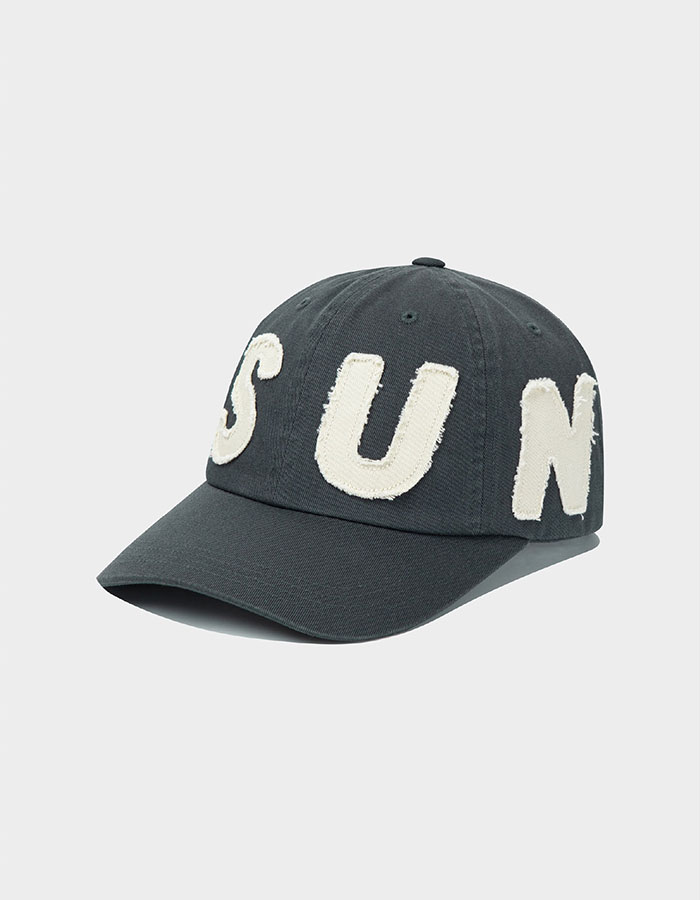 SUNLOVE Cut Off Capital Cap Charcoal