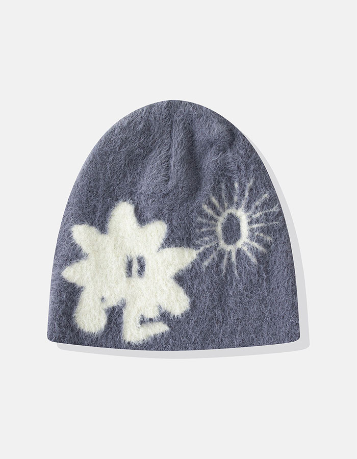 SUNLOVE Cali Shaggy Beanie Lavender