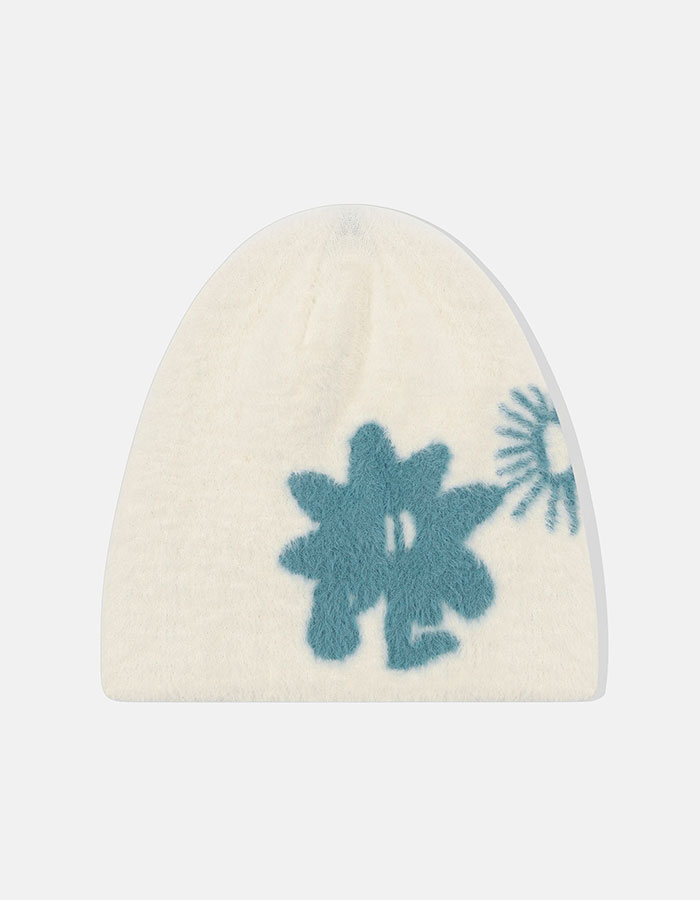 SUNLOVE Cali Shaggy Beanie Ivory