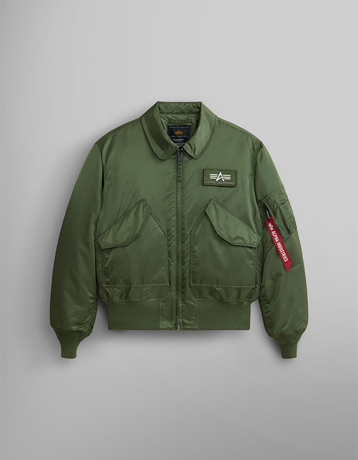 알파인더스트리 CWU 45/P FLIGHT JACKET SAGE