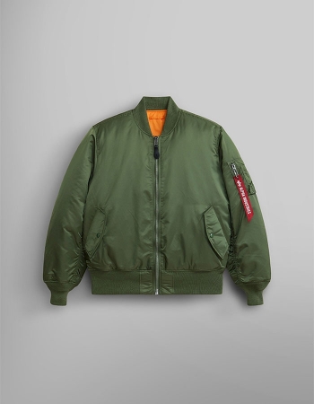 알파인더스트리 MA-1 FLIGHT JACKET SAGE