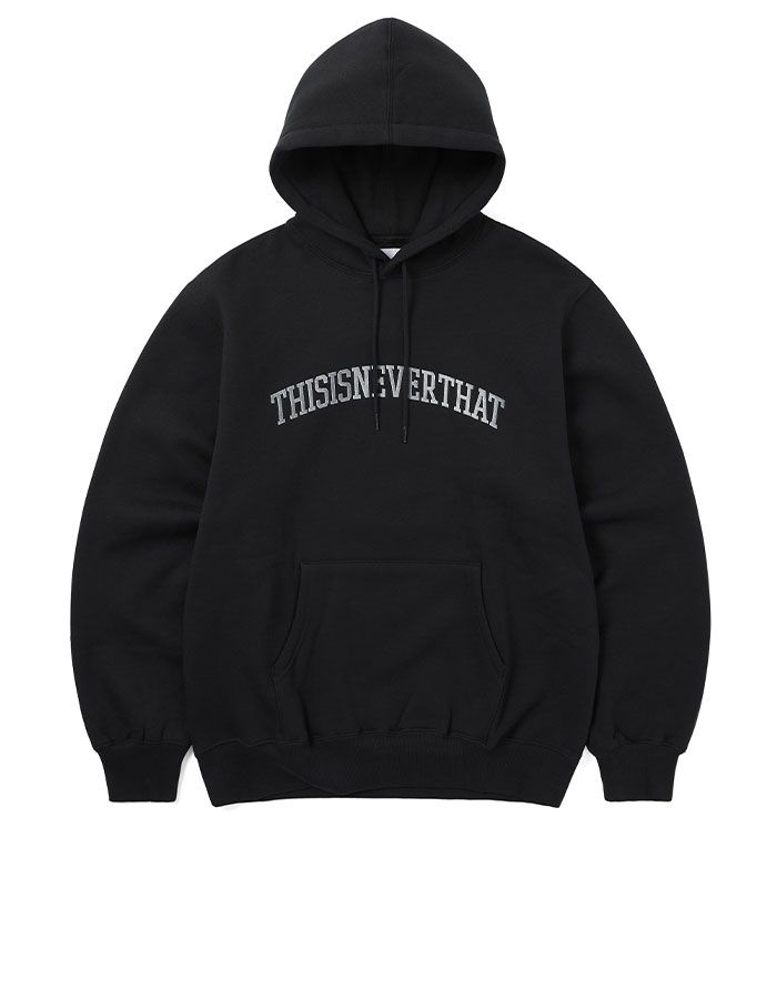 디스이즈네버댓 Arch-Logo Hoodie Black