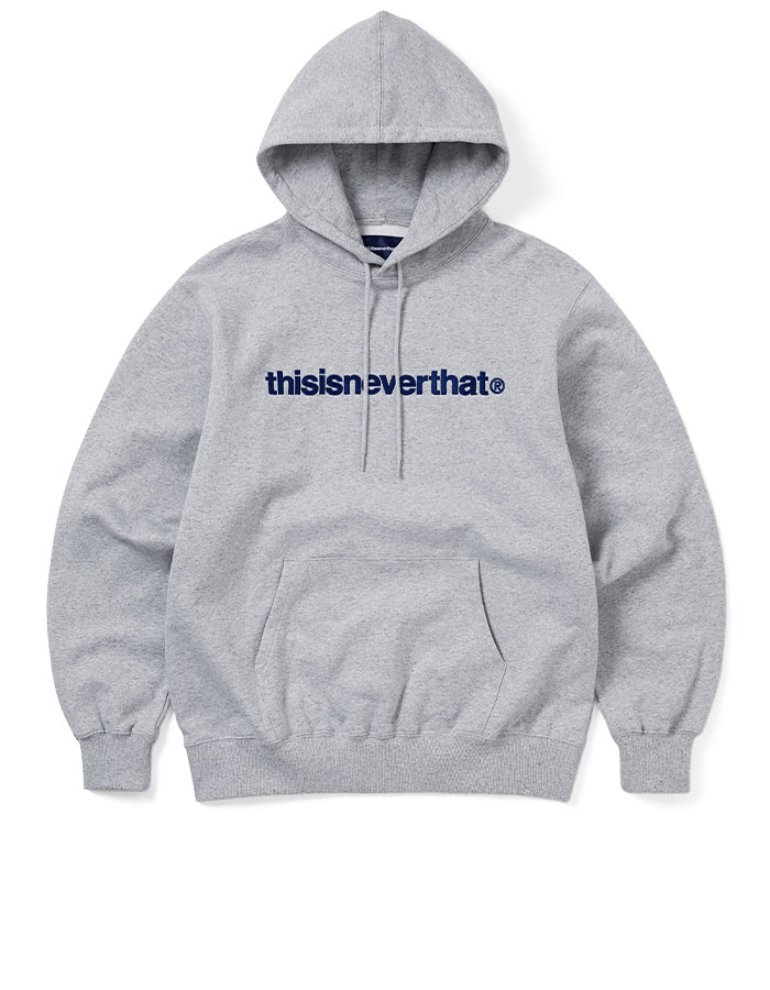 디스이즈네버댓 T-Logo Hoodie Heather Grey