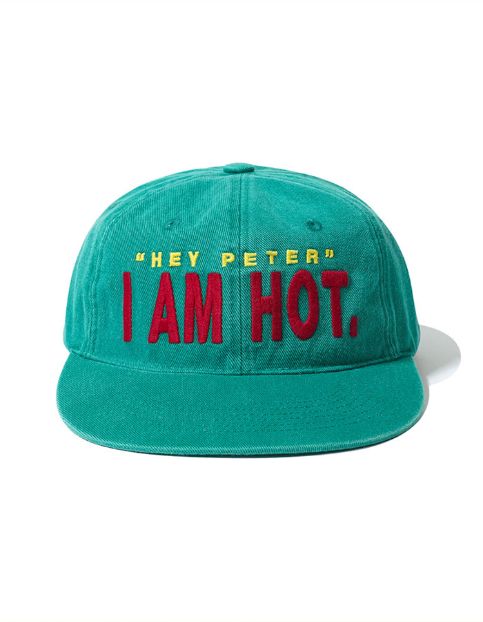 MY NAME IS PETER I AM HOT CAP - GREEN & PINK