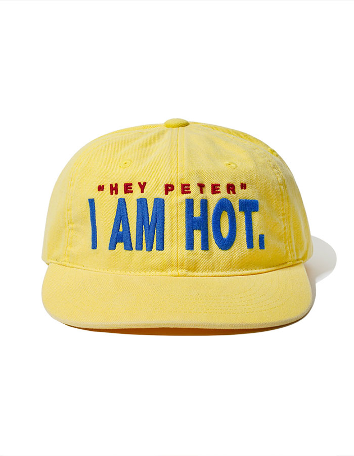 MY NAME IS PETER I AM HOT CAP - YELLOW & BLUE