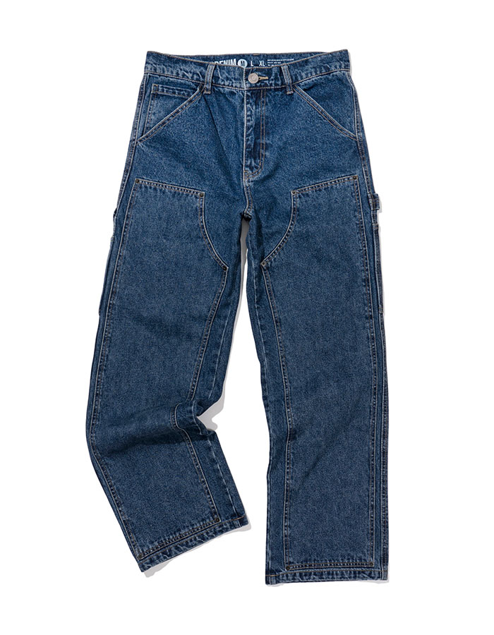 엑스트라오디너리 DOUBLE KNEE DENIM INDIGO