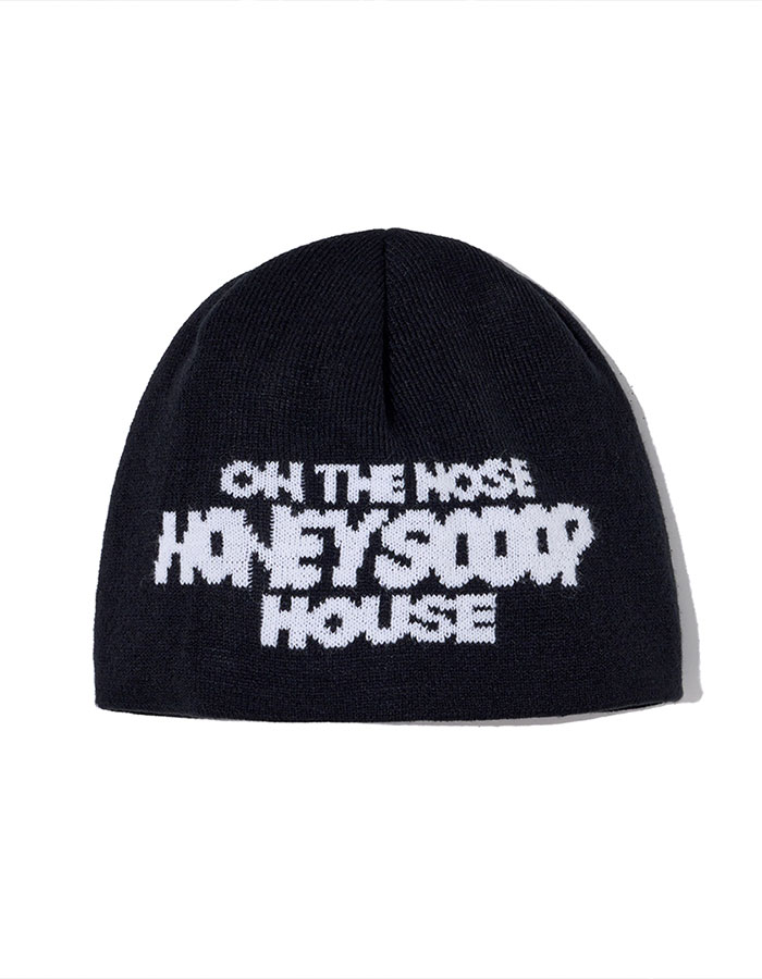 허니스쿱하우스 HSH LOGO BEANIE BLACK