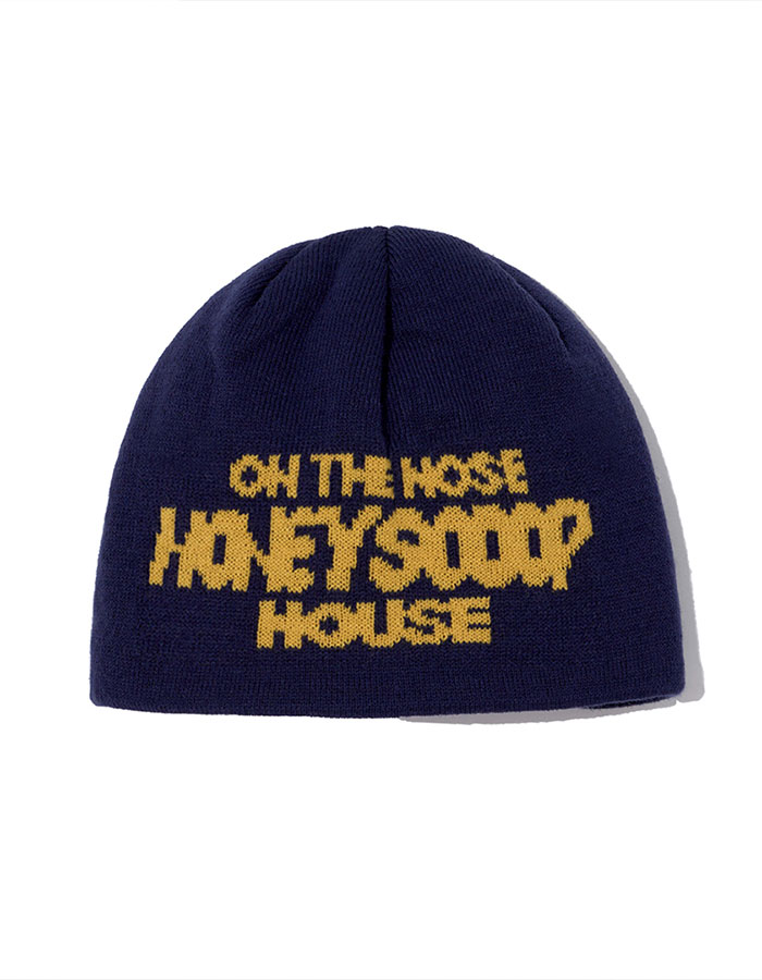 허니스쿱하우스 HSH LOGO BEANIE NAVY