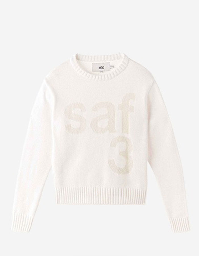 사파리스팟 1/2 BASIC SAFARI KNIT (WHITE)