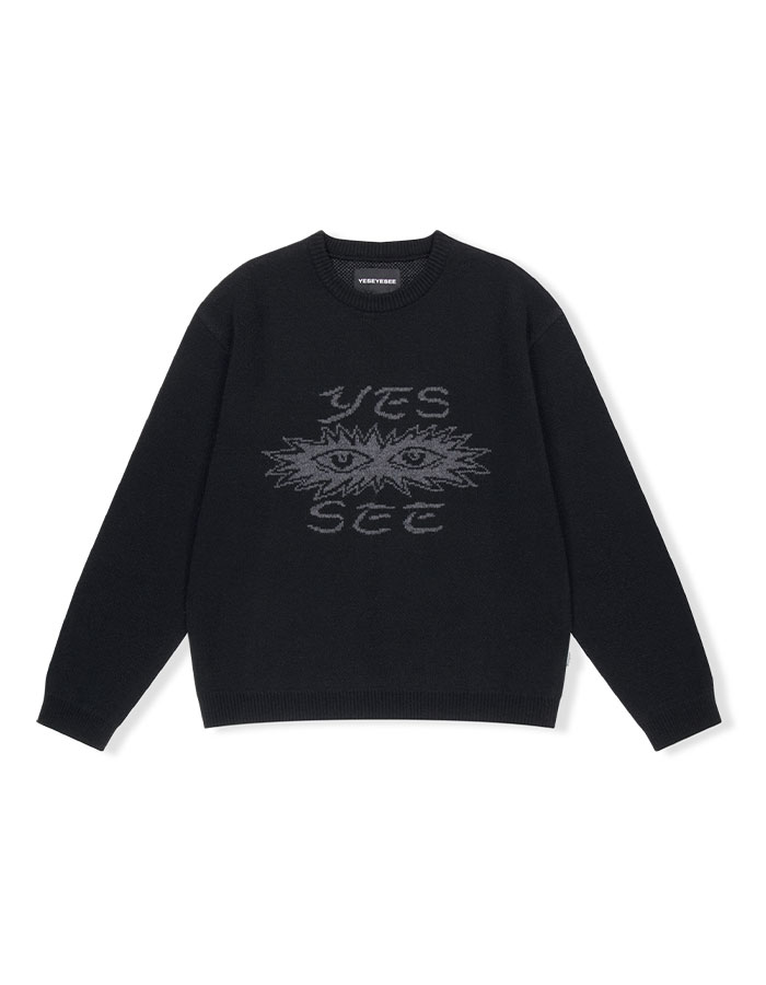 예스아이씨 Eye Knit Pullover Sweater Black