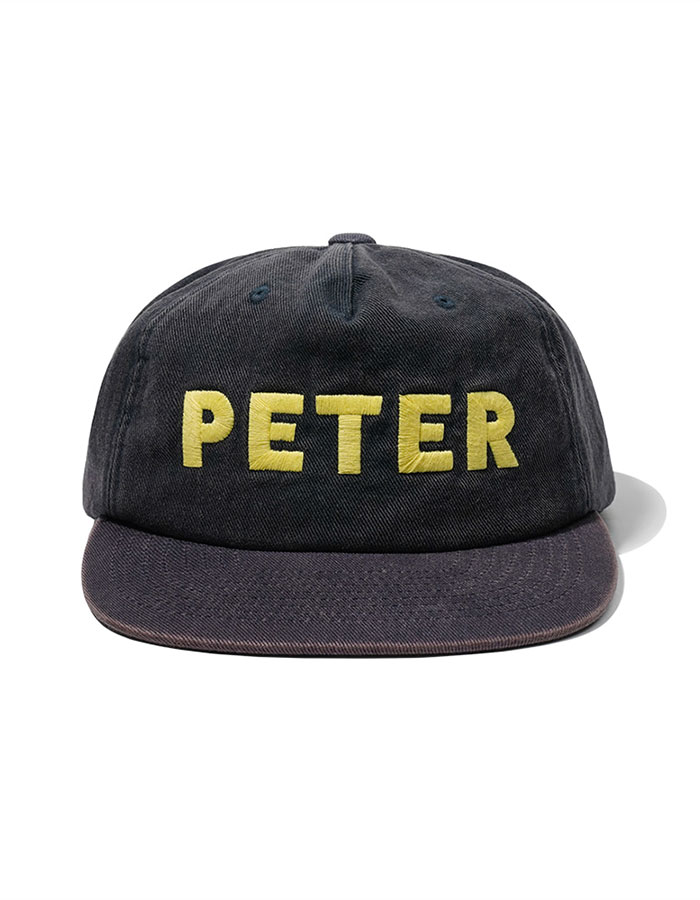 MY NAME IS PETER 5-PANEL PETER CAP - NAVY & YELLOW