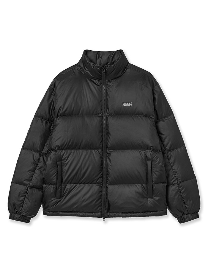 [AEAE] WEB LOGO DOWN JACKET [BLACK]