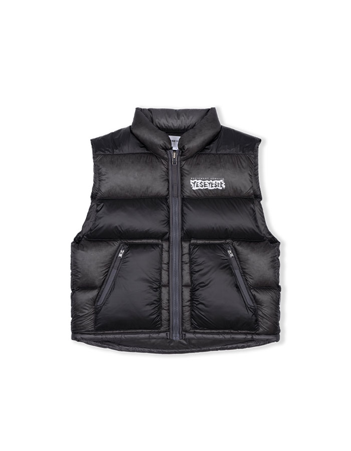 예스아이씨 Hooligans Down Vest V2 Charcoal