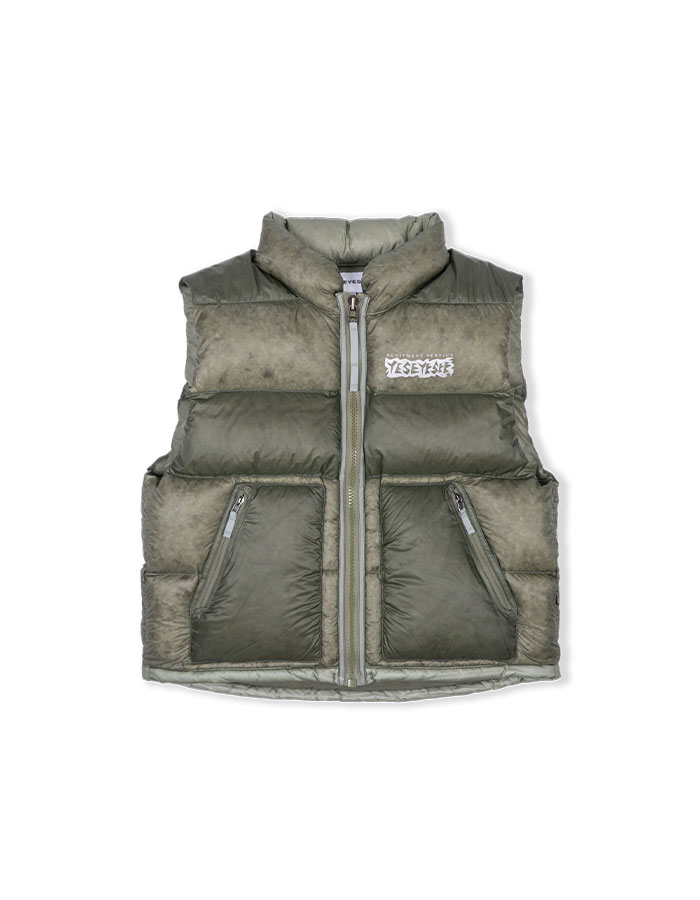 예스아이씨 Hooligans Down Vest V2 Sage Green