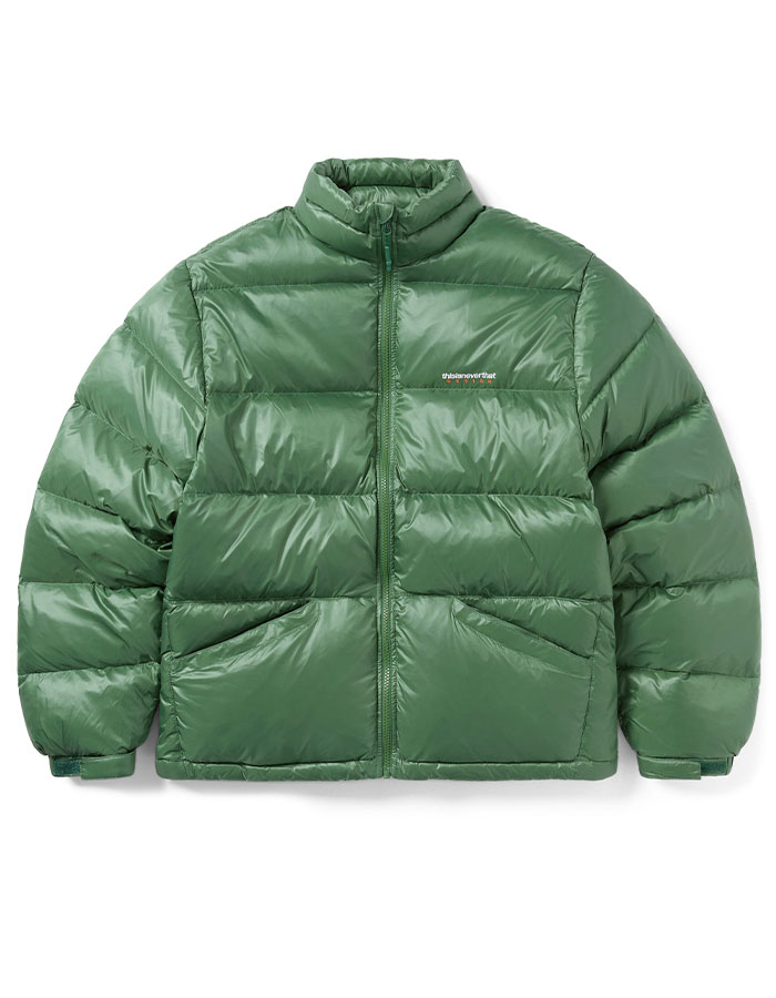 디스이즈네버댓 DSN Down Puffer Jacket Green